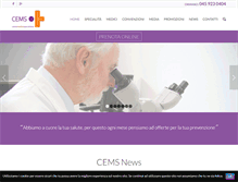 Tablet Screenshot of cemsverona.it